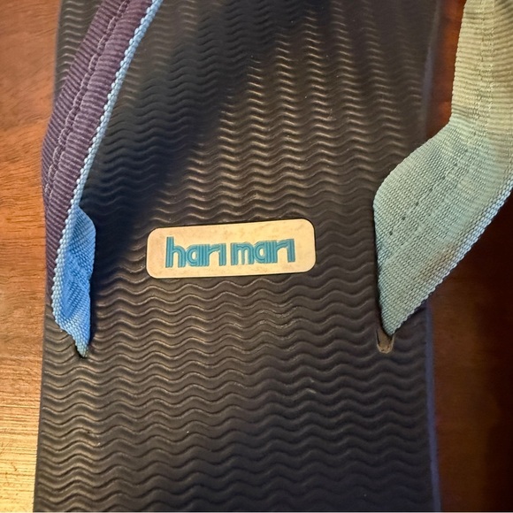 Hari Mari Dunes Blue Flip-Flop Sandals Size 13 - Picture 4 of 5